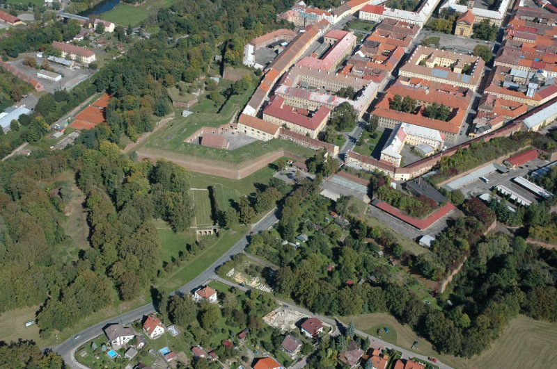Prostor vstupu do podzemních pevnostních chodeb